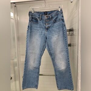 J. Crew Mid-Rise Flare Crop Jeans - 26